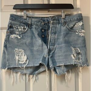 Levi's denim shorts